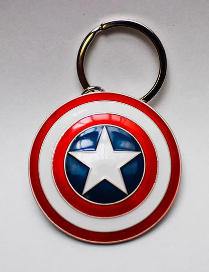 Marvel Comics Metall-Schlüsselanhänger Captain America Shield Image 1
