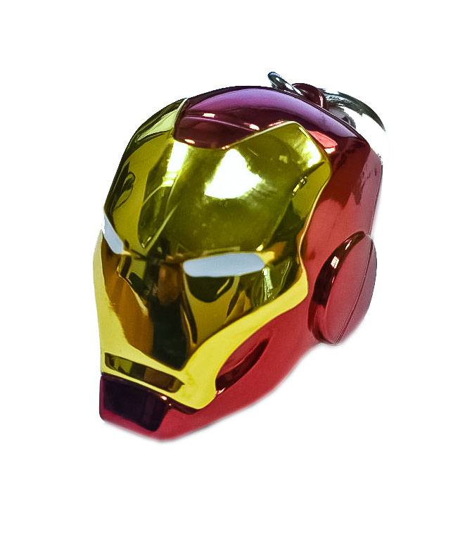 Marvel Comics Metall-Schlüsselanhänger Iron Man Helm Image 1