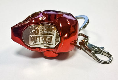 Marvel Comics Metall-Schlüsselanhänger Iron Man Helm Image 3
