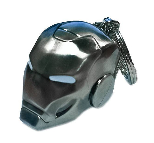 Marvel Comics Metall-Schlüsselanhänger Iron Man Helm Mark II Image 1