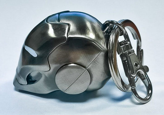 Marvel Comics Metall-Schlüsselanhänger Iron Man Helm Mark II Image 2