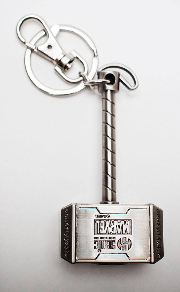 Marvel Comics Metall-Schlüsselanhänger Thor Hammer Image 2