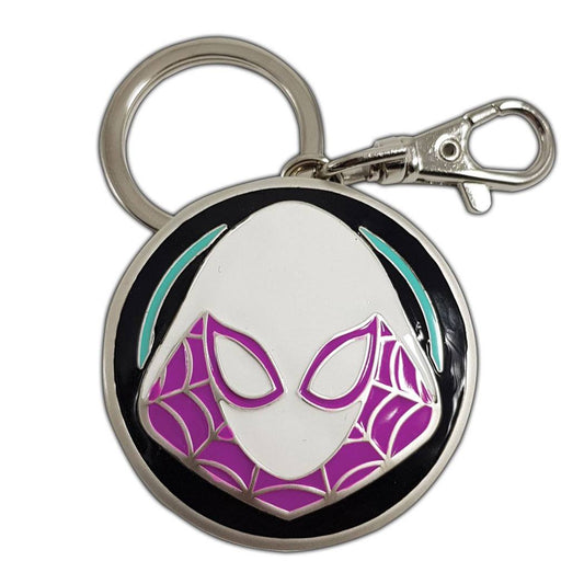 Marvel Comics Metall-Schlüsselanhänger Spider-Gwen Logo Image