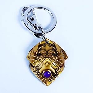 Warhammer 40K Metall-Schlüsselanhänger Custodian Shoulder Plate Image