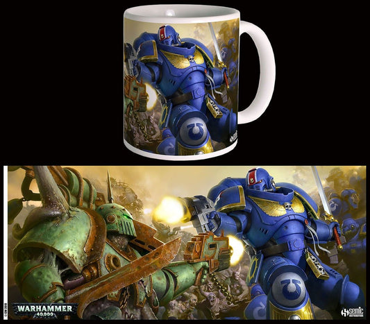 Warhammer 40K Tasse Ultramarines VS Nurgle Image