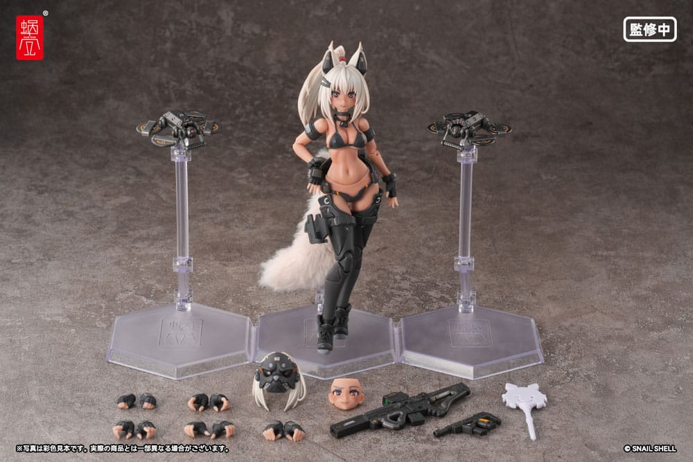 Original Character Actionfigur Kit 1/12 RA-04 Kitsunebi Senki Honoka Swimsuit Ver. 15 cm Image 16