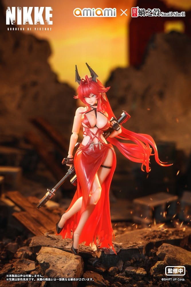 Goddess of Victory: Nikke Actionfigur 1/12 Red Hood Nonsense Red 16 cm Image 7