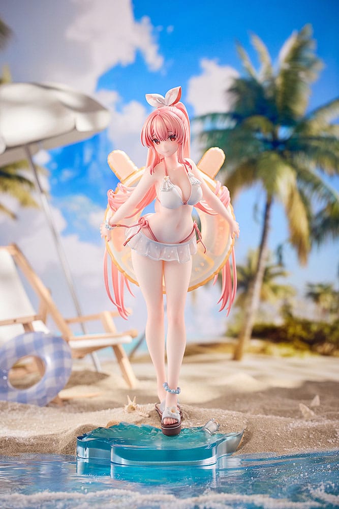Rosuuri Original Character PVC Statue 1/7 White Rabbit Rosu: Swimsuit Ver. 25 cm Image 3