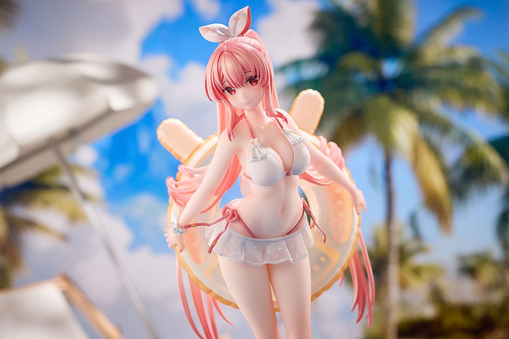 Rosuuri Original Character PVC Statue 1/7 White Rabbit Rosu: Swimsuit Ver. 25 cm Image 4