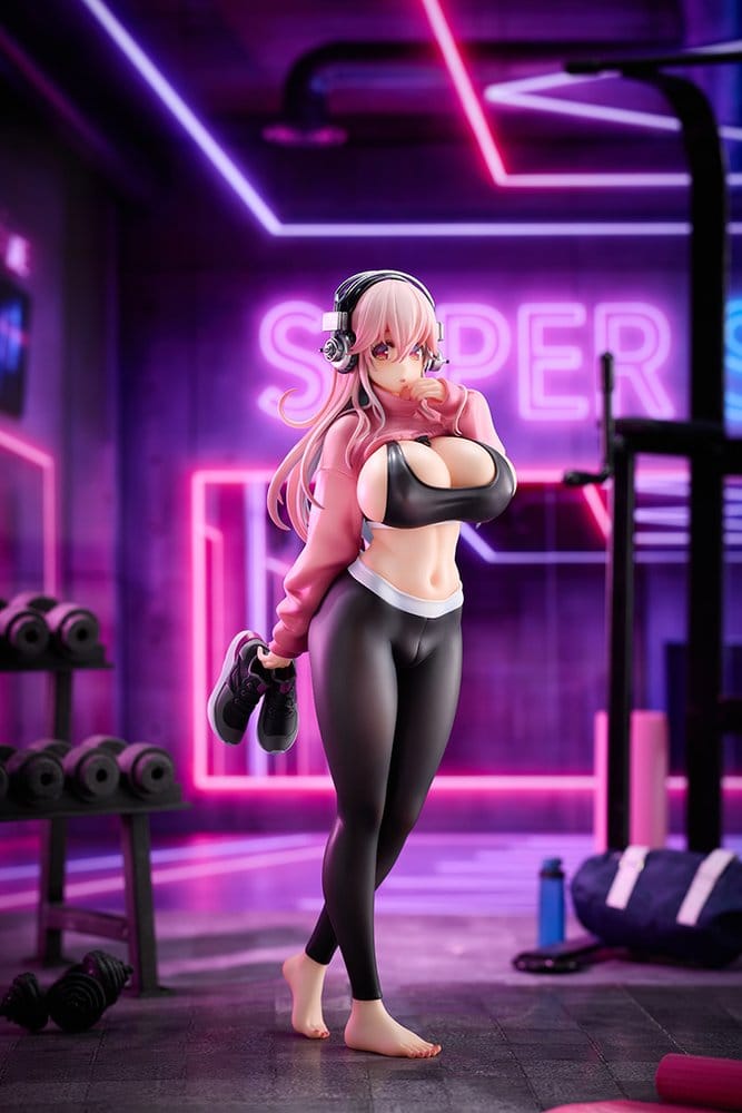 Super Sonico PVC Figur 1/6 Exercise Ver. 27 cm Image 3