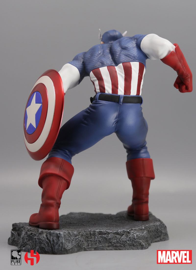 Marvel Comics Civil War Statue 1/8 Captain America 22 cm Image 4