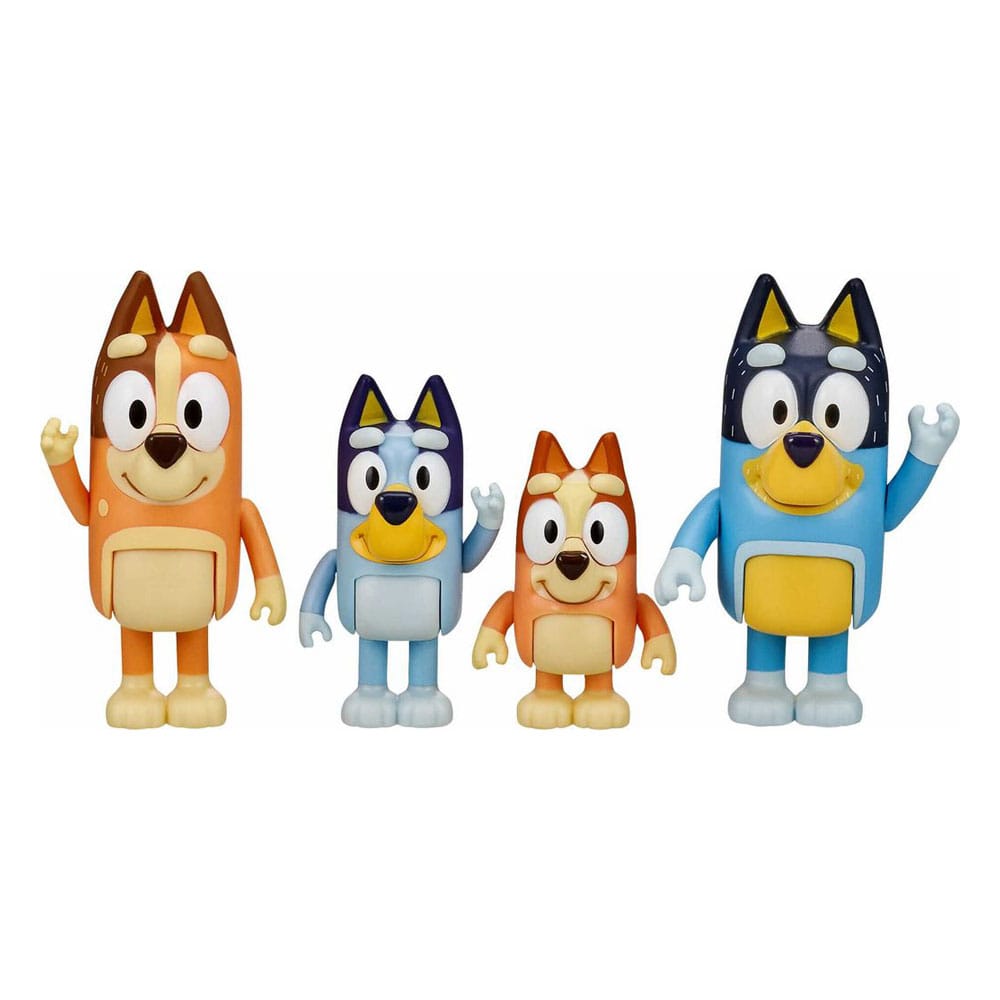 Bluey: Family 4 Piece Figure Set Image 1