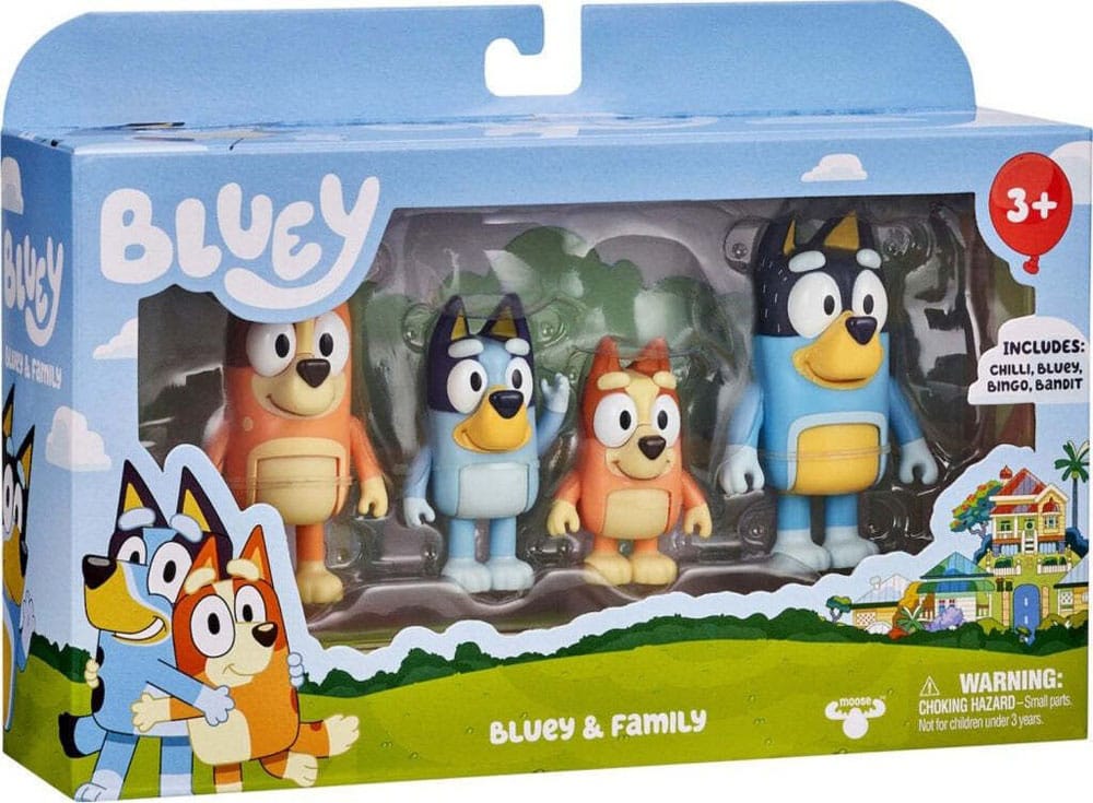 Bluey: Family 4 Piece Figure Set Image 3