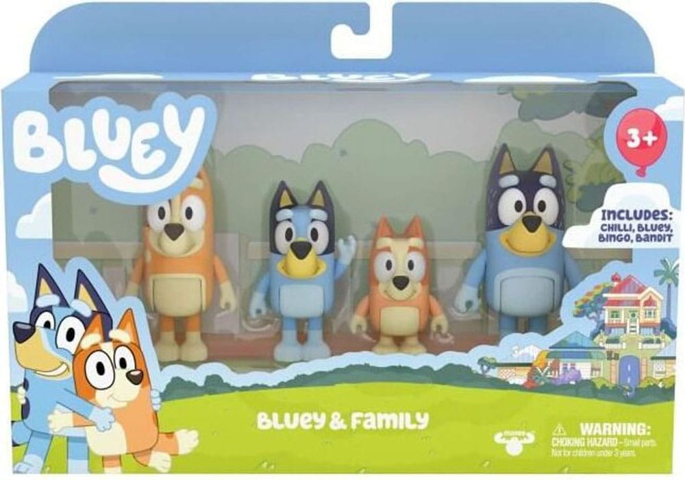 Bluey: Family 4 Piece Figure Set Image 7