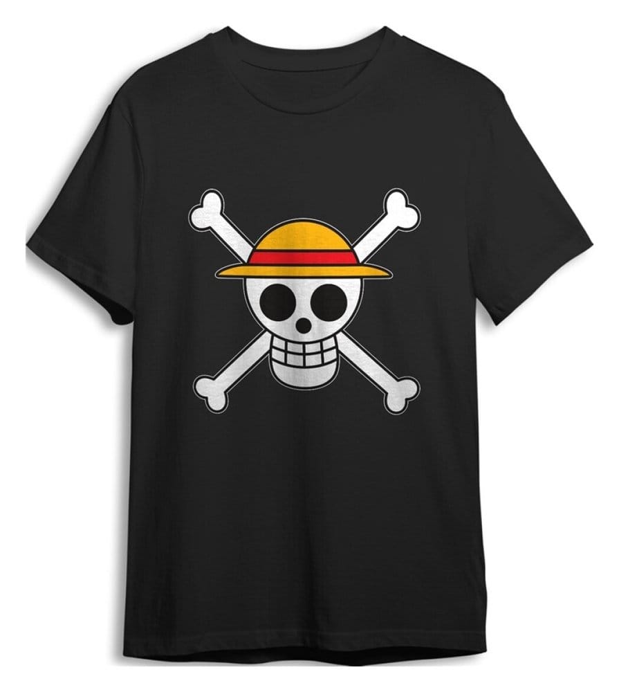 One Piece T-Shirt Skull Schwarz Größe L Image