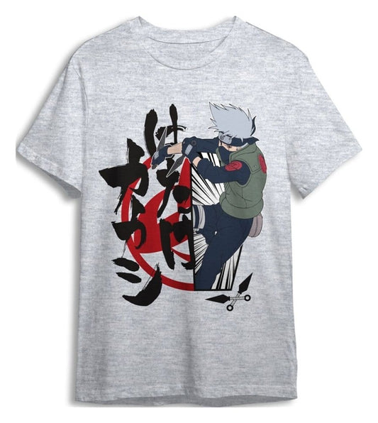 Naruto T-Shirt Kakashi Grey Größe XXL Image