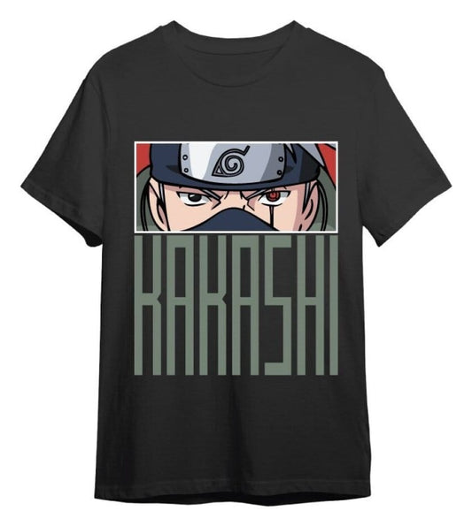 Naruto T-Shirt Kakashi Eyes Black Größe XL Image