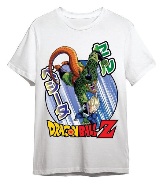 Dragon Ball Z T-Shirt Vegeta / Cell Weiß Größe XL Image