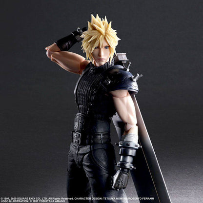 Final Fantasy VII Remake Play Arts Kai Actionfigur Cloud Strife Ver. 2 27 cm Image 2