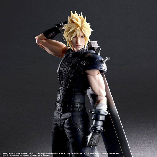 Final Fantasy VII Remake Play Arts Kai Actionfigur Cloud Strife Ver. 2 27 cm Image 2