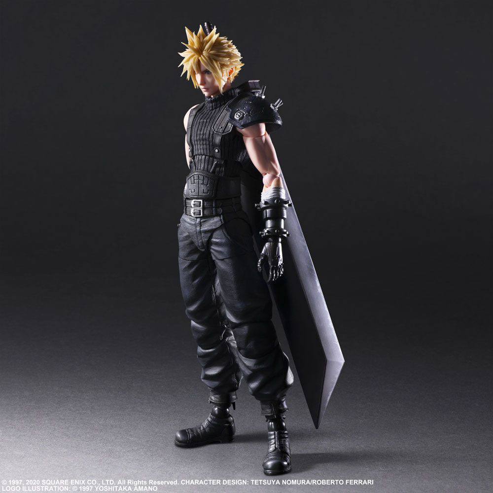 Final Fantasy VII Remake Play Arts Kai Actionfigur Cloud Strife Ver. 2 27 cm Image 3