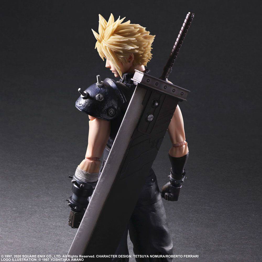 Final Fantasy VII Remake Play Arts Kai Actionfigur Cloud Strife Ver. 2 27 cm Image 4