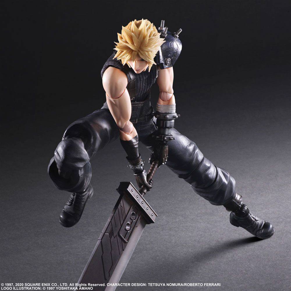 Final Fantasy VII Remake Play Arts Kai Actionfigur Cloud Strife Ver. 2 27 cm Image 5