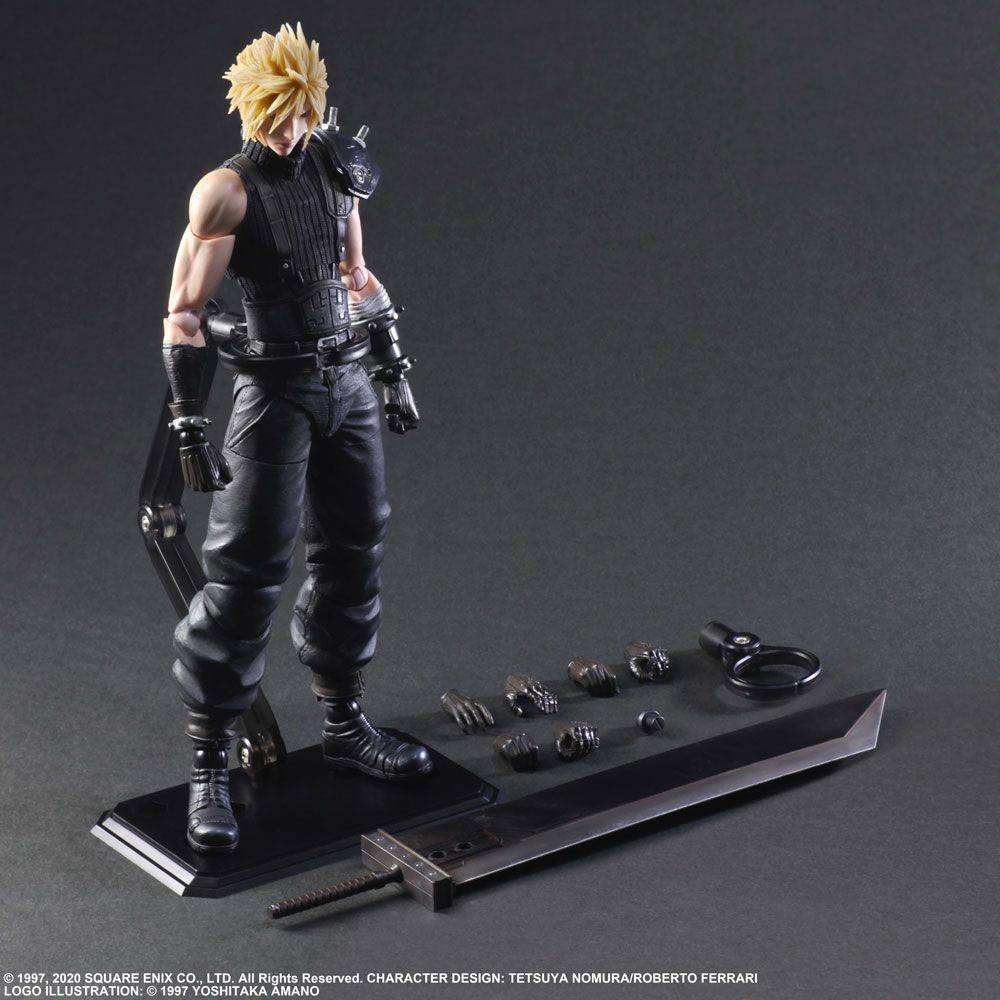 Final Fantasy VII Remake Play Arts Kai Actionfigur Cloud Strife Ver. 2 27 cm Image 6