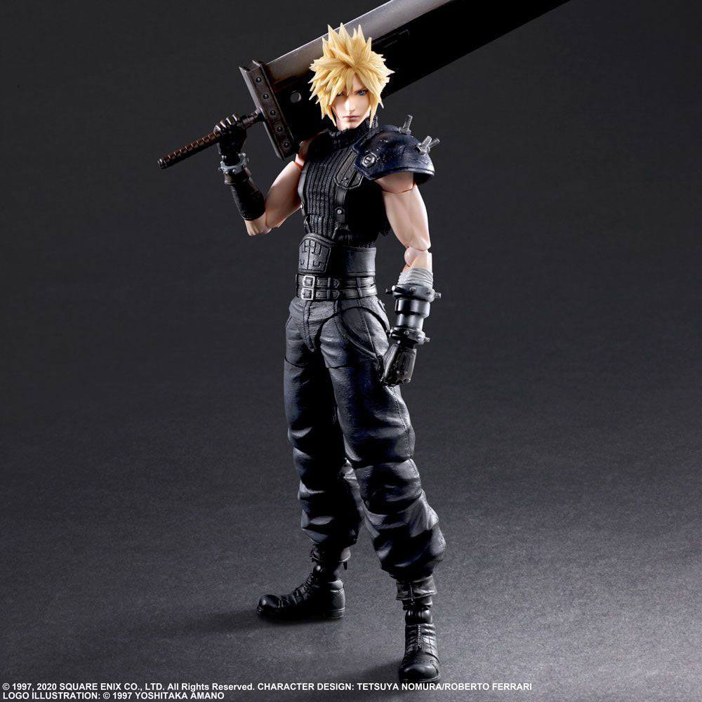 Final Fantasy VII Remake Play Arts Kai Actionfigur Cloud Strife Ver. 2 27 cm Image 8