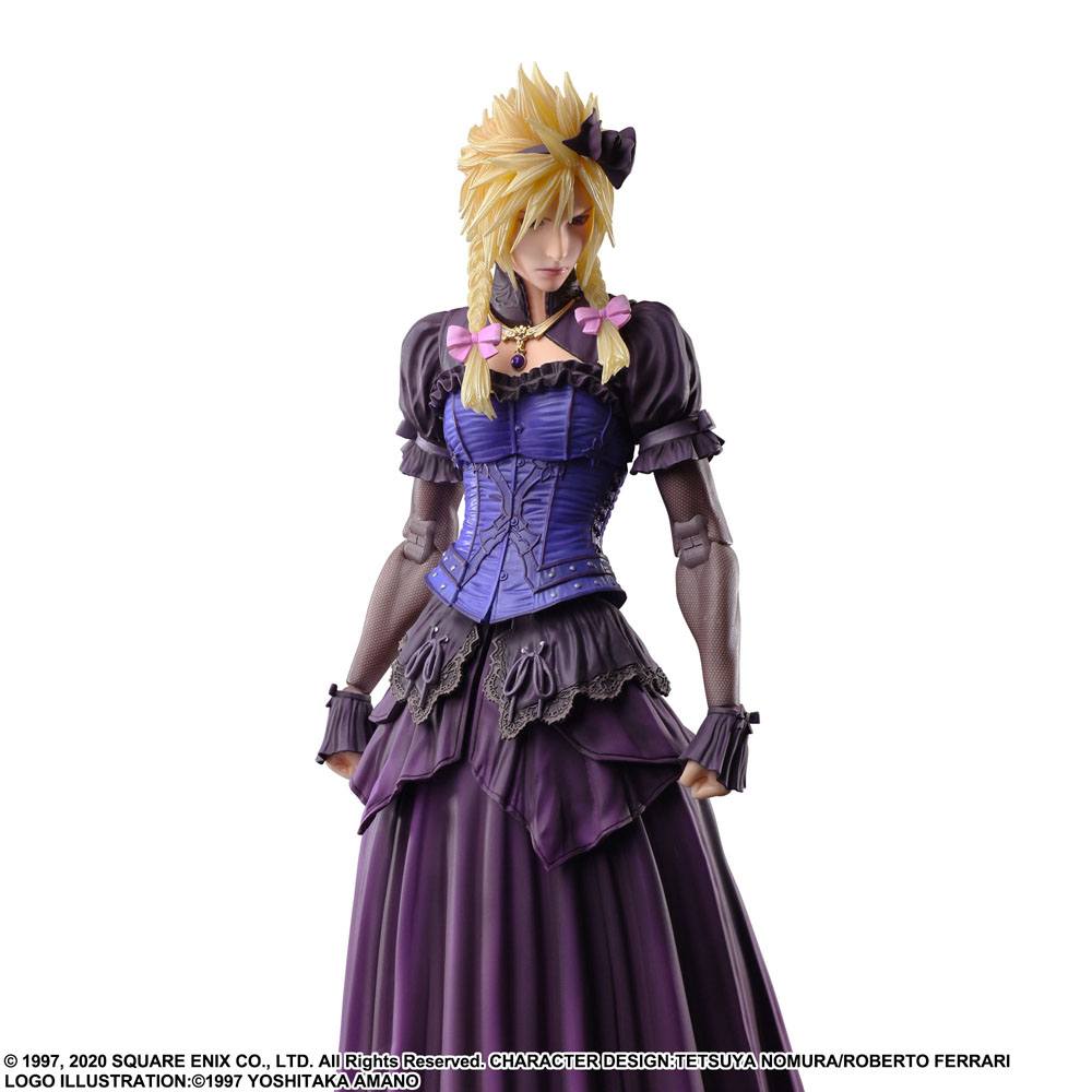 Final Fantasy VII Remake Play Arts Kai Actionfigur Cloud Strife Dress Ver. 28 cm Image 4
