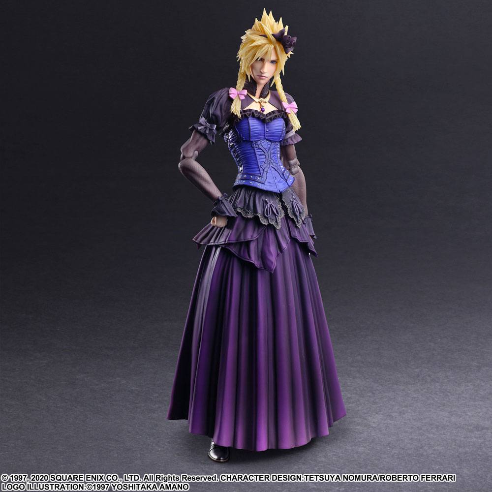 Final Fantasy VII Remake Play Arts Kai Actionfigur Cloud Strife Dress Ver. 28 cm Image 8