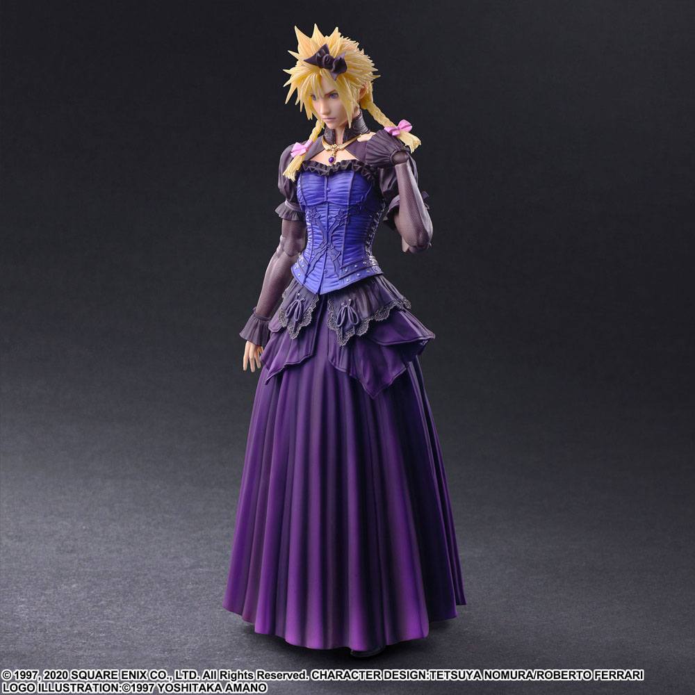 Final Fantasy VII Remake Play Arts Kai Actionfigur Cloud Strife Dress Ver. 28 cm Image 9