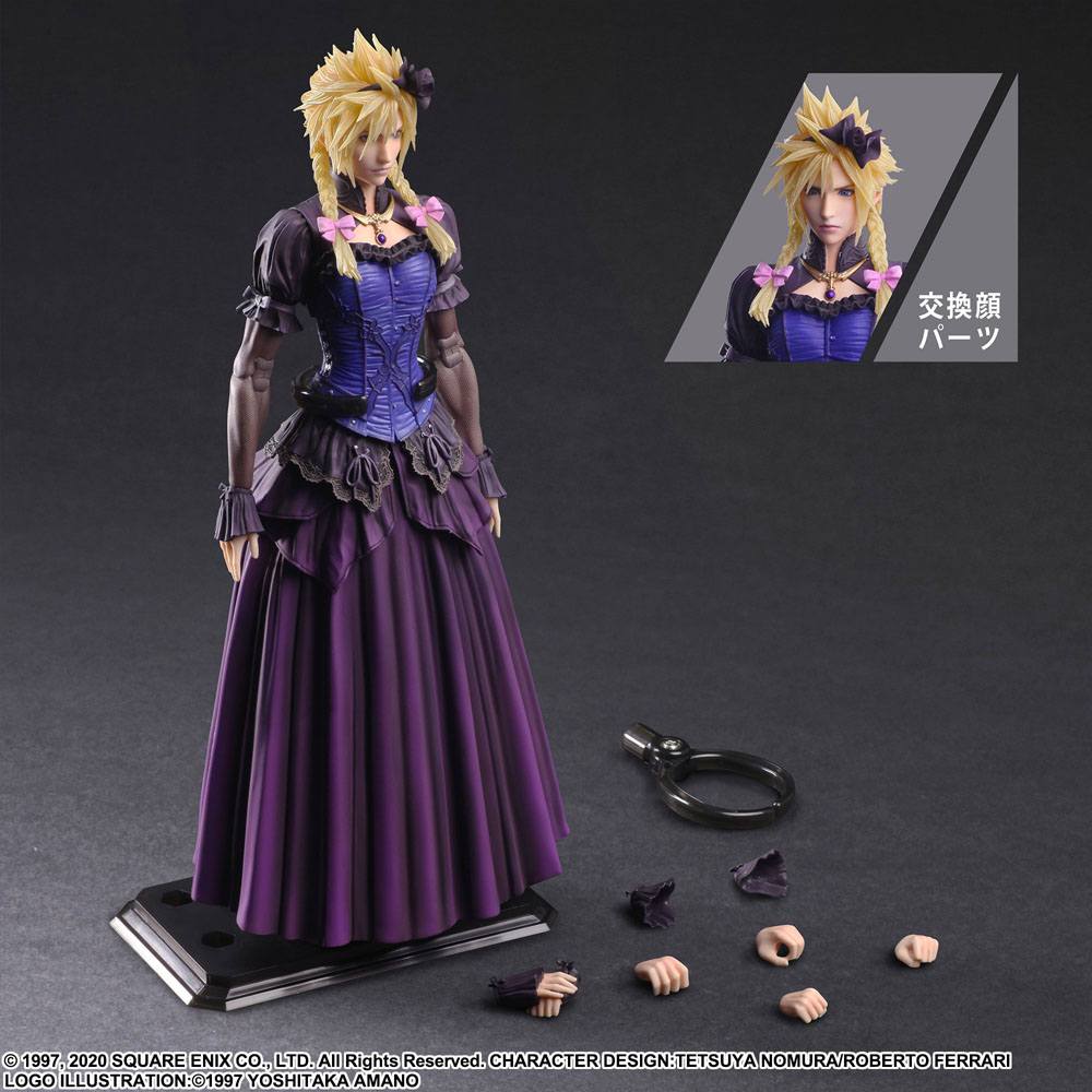 Final Fantasy VII Remake Play Arts Kai Actionfigur Cloud Strife Dress Ver. 28 cm Image 13