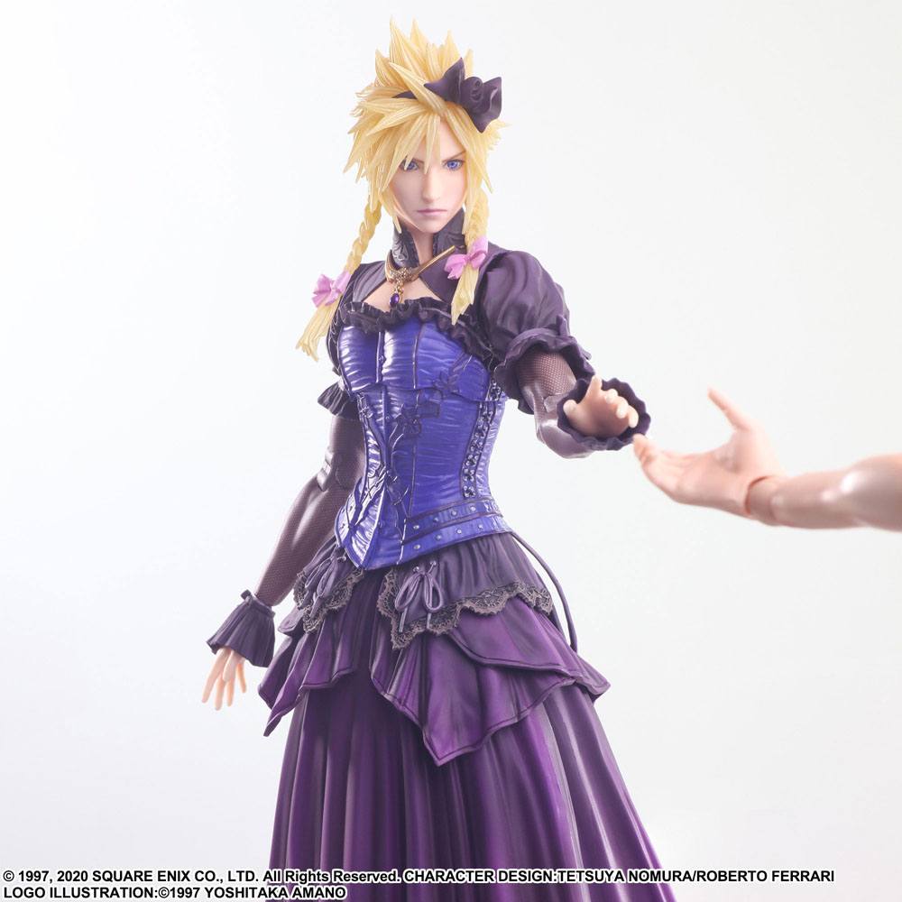 Final Fantasy VII Remake Play Arts Kai Actionfigur Cloud Strife Dress Ver. 28 cm Image 15
