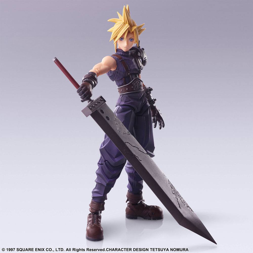 Final Fantasy VII Bring Arts Actionfigur Cloud Strife 15 cm Image 3