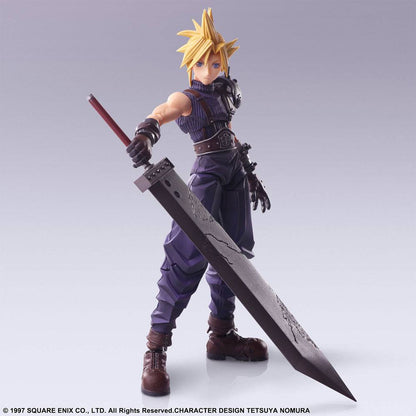 Final Fantasy VII Bring Arts Actionfigur Cloud Strife 15 cm Image 3