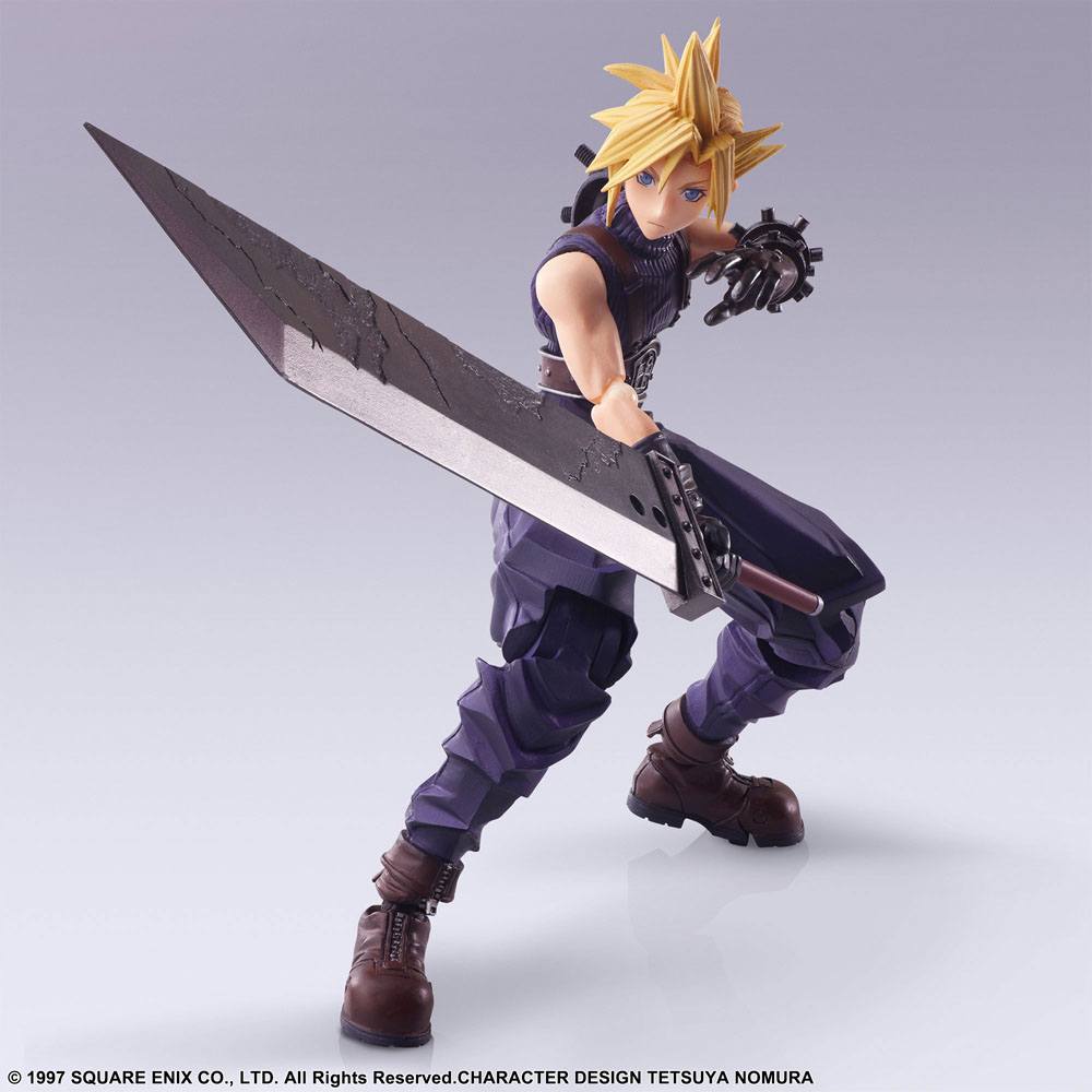 Final Fantasy VII Bring Arts Actionfigur Cloud Strife 15 cm Image 5