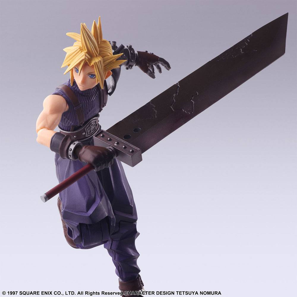 Final Fantasy VII Bring Arts Actionfigur Cloud Strife 15 cm Image 7