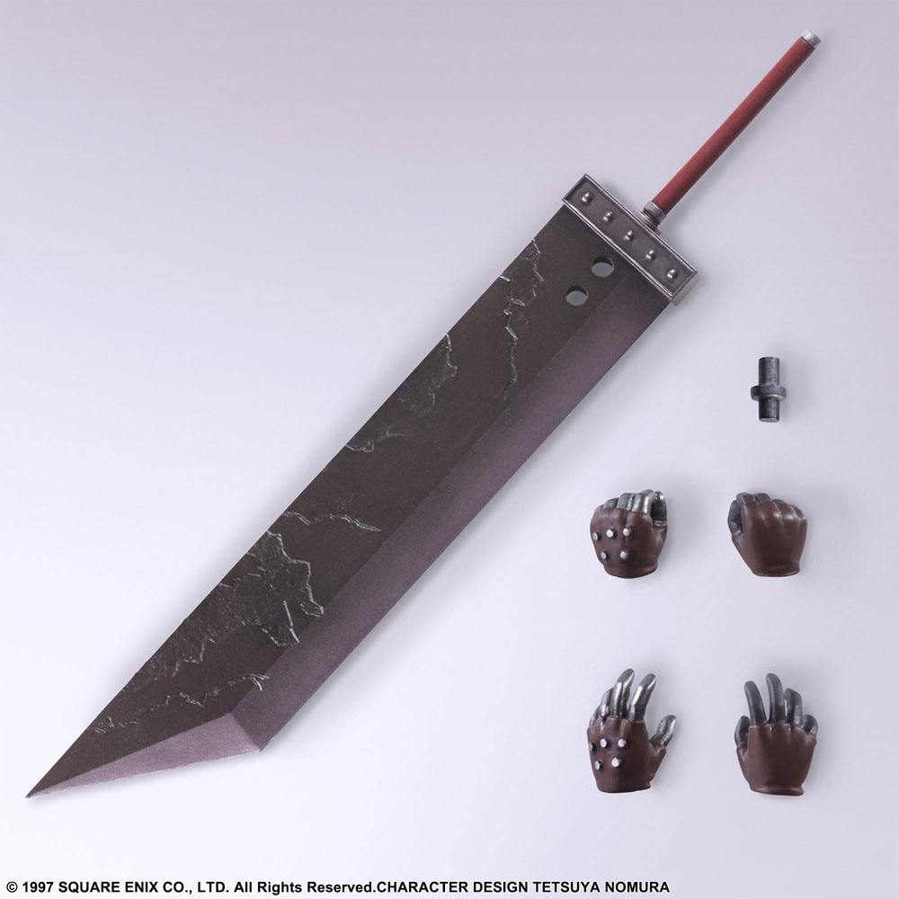 Final Fantasy VII Bring Arts Actionfigur Cloud Strife 15 cm Image 9