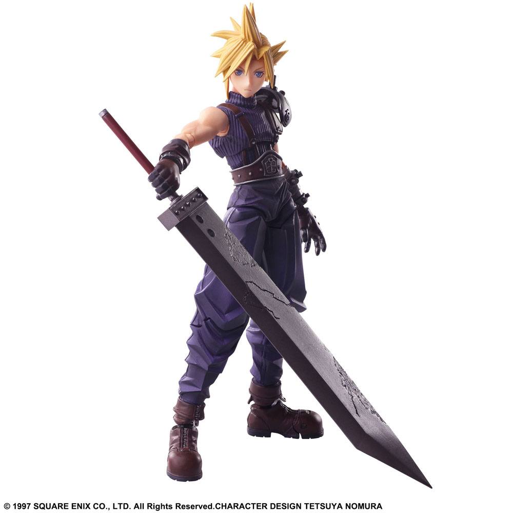 Final Fantasy VII Bring Arts Actionfigur Cloud Strife 15 cm Image 11