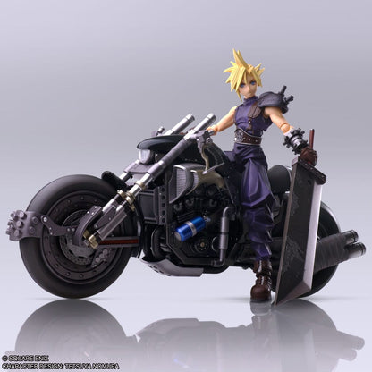Final Fantasy VII Bring Arts Actionfigur und Fahrzeug Cloud Strife & Hardy-Daytona 15 cm Image 2