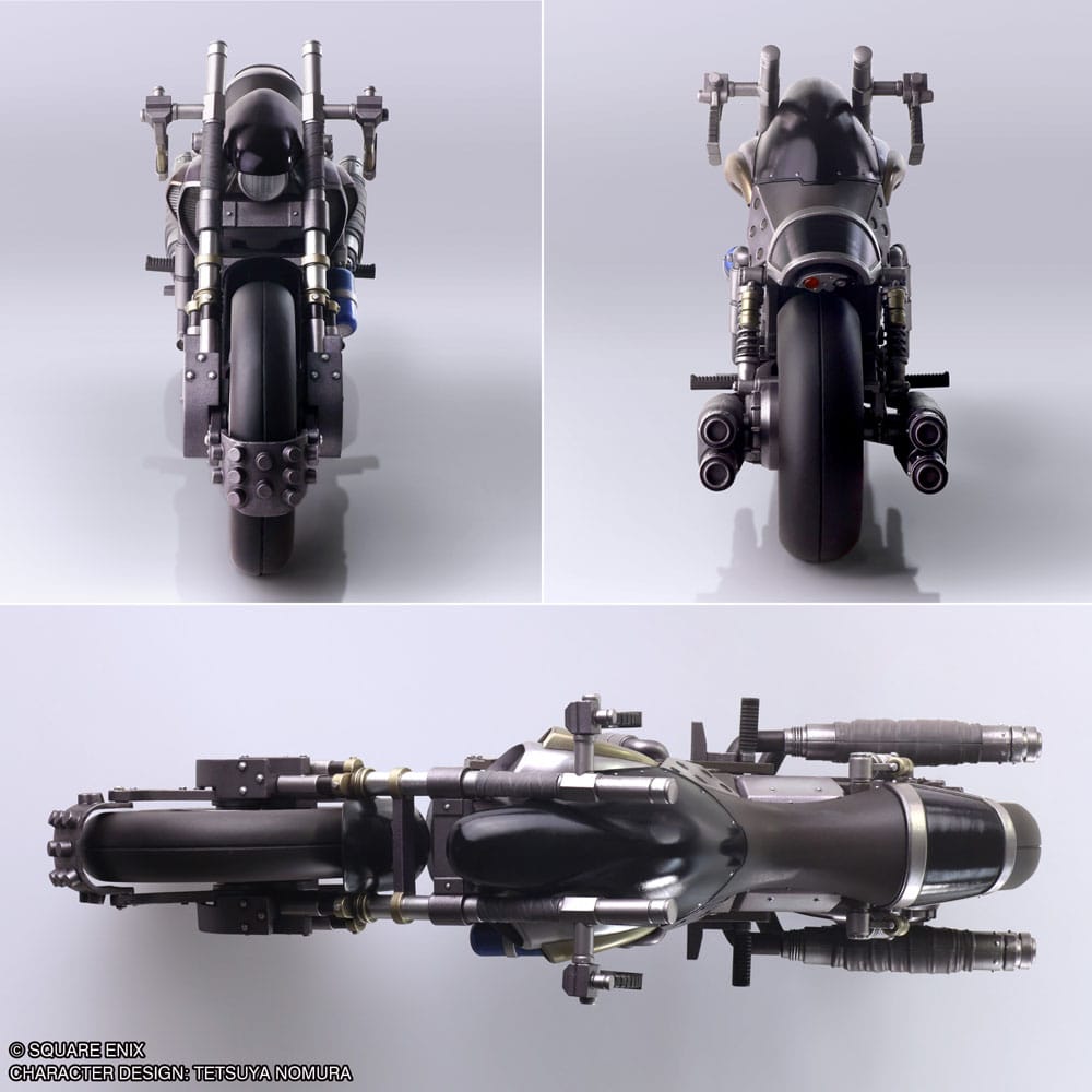 Final Fantasy VII Bring Arts Actionfigur und Fahrzeug Cloud Strife & Hardy-Daytona 15 cm Image 7