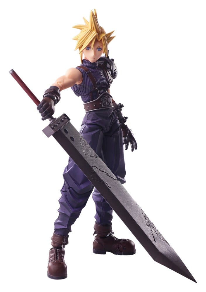 Final Fantasy VII Bring Arts Actionfigur Cloud Strife Digital Plus Edition 15 cm Image 1