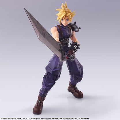 Final Fantasy VII Bring Arts Actionfigur Cloud Strife Digital Plus Edition 15 cm Image 3