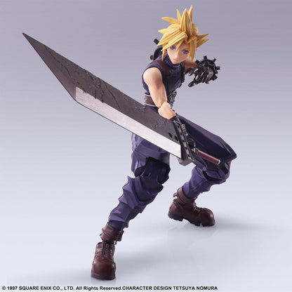 Final Fantasy VII Bring Arts Actionfigur Cloud Strife Digital Plus Edition 15 cm Image 4