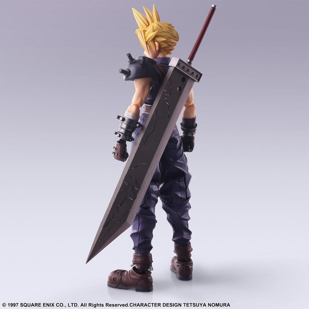 Final Fantasy VII Bring Arts Actionfigur Cloud Strife Digital Plus Edition 15 cm Image 5