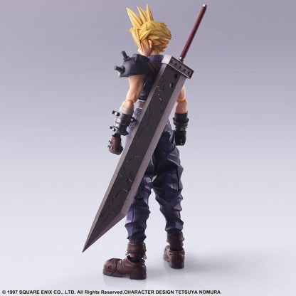 Final Fantasy VII Bring Arts Actionfigur Cloud Strife Digital Plus Edition 15 cm Image 5