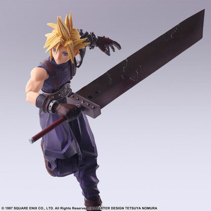 Final Fantasy VII Bring Arts Actionfigur Cloud Strife Digital Plus Edition 15 cm Image 6