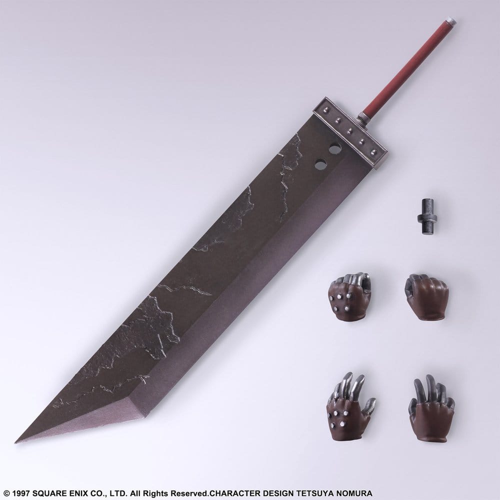 Final Fantasy VII Bring Arts Actionfigur Cloud Strife Digital Plus Edition 15 cm Image 8