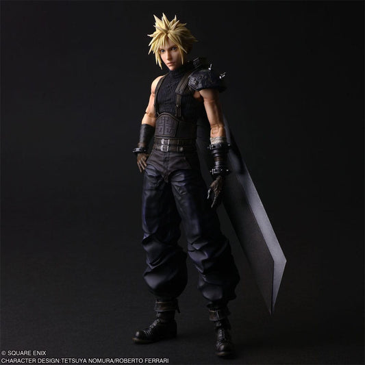 Final Fantasy VII Rebirth Play Arts Shin Actionfigur Cloud Strife 27 cm Image 1